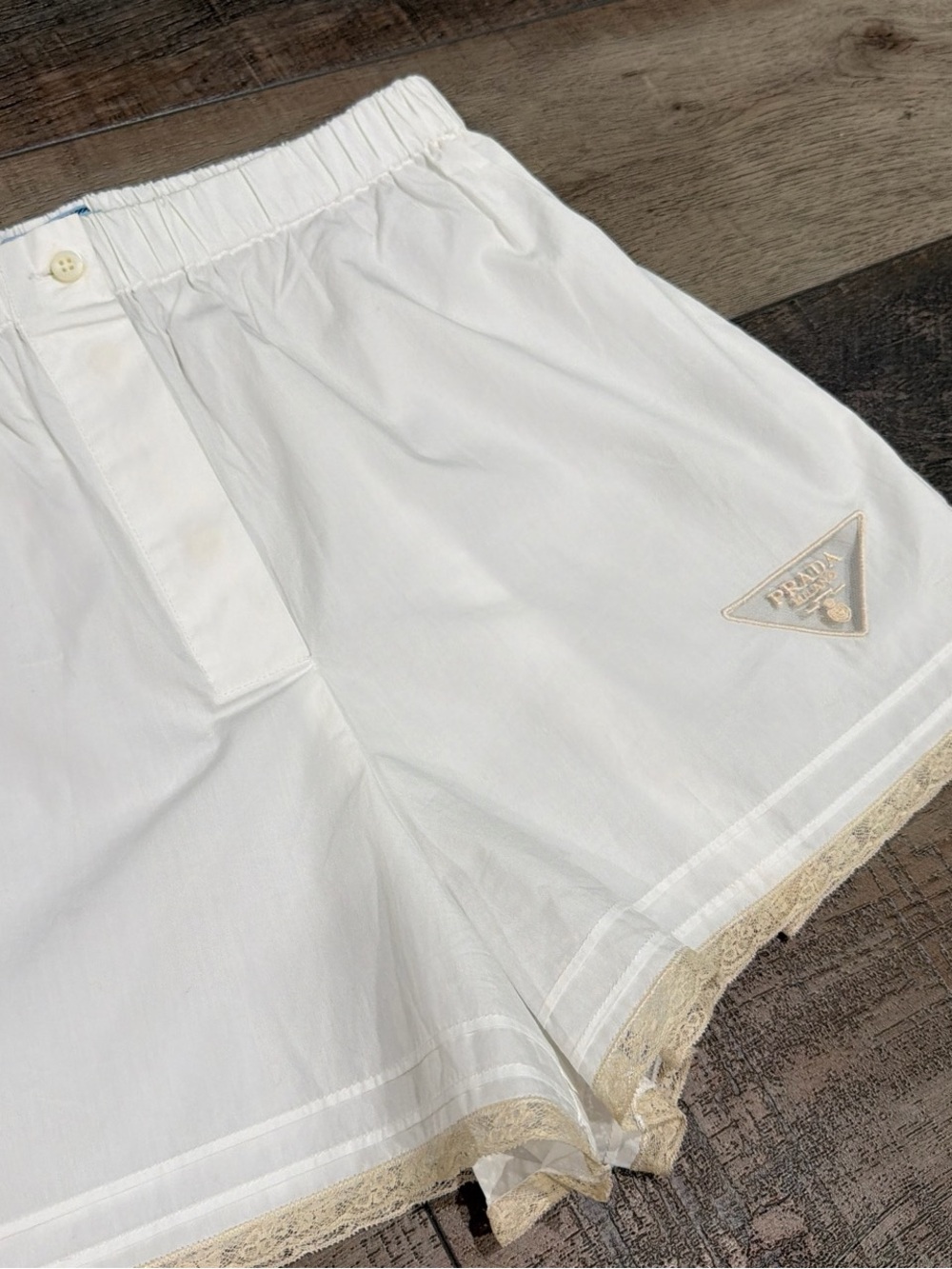Prada lace trimmed boxer shorts - Picture 3 of 10